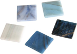 Rayher Mosaiikkivid Artdecor Deluxe, 2 cm, &auml;mber, u. 160 tk, 500 g, helesinine, akr&uuml;&uuml;l 13.3 x 13.3 x 6.4 cm