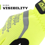 Mechanix Wear - Hi-viz Fastfit kindad (suurus M, fluorestseeruv kollane)