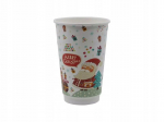 &Uuml;hekordsed j&otilde;ulupaberist kohvitopsid kahekihilised 400 ml 20 tk., Vienkartiniai kalėdiniai popieriniai kavos puodeliai dvisluoksniai 400 ml 20 vnt.
