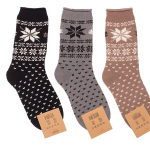 Premium alpakavillast sokid meestele, 3 tk