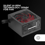Toiteallikas Toite ATX - Mars Gaming - MPIII550P - 550W - 5 Aastat Garantii - FDB 120mm Ventilaator