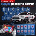 Auto diagnostikakott - KINGBOLEN - K7 - 31 teenust - ECU kodeerimine - 7-tolline LCD-ekraan