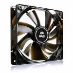 AABCOOLING Super Silent R12 - Vaikne 120mm Arvuti Ventilaator, 64,5m&sup3;/h &Otilde;huvool, 12,9dB M&uuml;ra, 3-Pin / 4-Pin MOLEX, 12V / 9V toiteadapter, FDB Laagrid, 1200 RPM, Antivibratsiooni Padjad, Sobib PC Korpusetele, universal