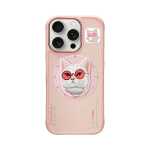 Nimmy Glasses Cool Cat MagSafe, iPhone 16 Pro, Roosa