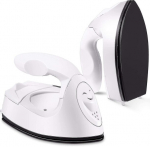Mini Craft Iron Mini Heat Press Mini Iron Portable Handheld Heat Press Small Iron koos laadimisalusega valge