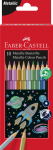 V&auml;rvipliiatsid Faber-Castell metallic 10-v&auml;rvi, FC015832