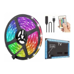 RGB LED riba puldiga 2m, USB &uuml;hendus