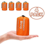4x v&auml;listingimustes kasutatav veekindel magamiskott Camping Survival Bivvy Sack