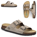 Naised nahast Brinkmann pandlagedega elegantsed mugavad beežid flip-flops 36 37 38 38 39 40 41