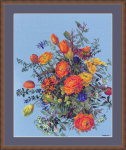 Ristpistes komplekt Merejka. &bdquo;P&auml;ikesevalgustatud Terad&ldquo; 39x31 cm SK270