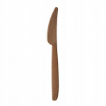 WPC REUSE puidukiust noad teravad tugevad tumepruunid 18,5cm 50 tk., WPC REUSE medžio pluo&scaron;to peiliai a&scaron;trūs stiprūs tamsiai rudi 18,5 cm 50 vnt.