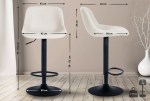 2 tk. komplekt baaritoole Loft kunstnahk, Kremas