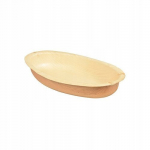 Palmilehtedega suupistete kandik. 12.5x20x3cm 25 tk., Palmių lapų užkandžių padėklas. 12,5x20x3cm 25 vnt.