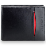 Meeste ehtsast nahast rahakott Stevens Z08-8888-R, RFID kaitse