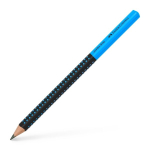 Harilik pliiats Faber-Castell Jumbo Grip 2001 Two Tone must/sinine, Harilik pliiats Faber-Castell Jumbo Grip 2001 Two Tone must/sinine