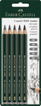 Harilik pliiats Faber-Castell 9000 Jumbo 5tk/pk, Harilik pliiats Faber-Castell 9000 Jumbo 5tk/pk