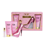 Komplekt Aqc Fragrances Lady Secret Pink Edition naistele: tualettvesi EDT, 100 ml + tualettvesi EDT, 15 ml + kehakreem, 120 ml + du&scaron;igeel, 120 ml