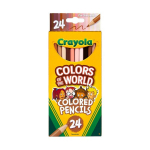 Colors Of The World Crayola kooli laste pliiatsid 24 v&auml;rvi, 24 spalvos