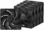 Arctic P14 Pro PST PWM 5 tk 140 mm must jahutusventilaator
