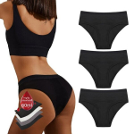 Menstruaalp&uuml;ksid naistele Joyo Roy, must, 3 tk