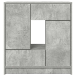 puhvetkapp，kummut，kapp sahtlitega ja ustega, betoonhall, 70,5x34x74,5 cm CFE48606