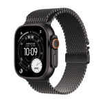 Apple Watch Ultra 3&nbsp;GPS + Cellular&nbsp;49mm&nbsp;Black Titanium Case with Black Titanium Milanese Loop - Medium - MF1Q4ET/A
