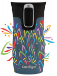 Termotass &bdquo;Contigo West Loop Mini 300 ml &ndash; Floresy (Metallik Sinine)