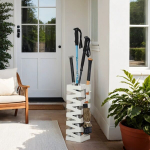 Vihmavarjualus, 15,5 x 15,5 x 49 cm, Valge