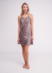 Siidist &ouml;&ouml;s&auml;rk FLURISSE 8011/051 Giulia, v&auml;rv deep taupe/floral print
