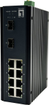 LevelOne IGU-1071 Hallatav L2+ Gigabit Ethernet L&uuml;liti, 8 Porti, 26 Gbit/s, Must