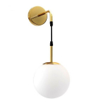 Seinalambi klaasi kuldrakendus653-1W seinalamp