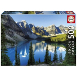 Puzzle - EDUCA - J&auml;rv Alberta - 500 t&uuml;kki - Maastik - 48x34 cm - Lastele alates 10. eluaastast