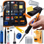 Komplekt Rosfix SolderKit Pro 8in1 &ndash; LCD jootekolb 60W, T&auml;pne temperatuur, Vahemik 200&ndash;450&deg;C