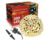 Happy people andy soe valge v&auml;lisvalgustuse girland 200LED, 15 m. flash