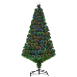 Kunstkuusk LED-valgustusega 150 cm, 180 oksaga, roheline, Žalia