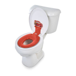 WC-poti iste Bright Starts Cars & Sit, punane