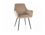 2-tooliga komplekt Signal meble Fig Velvet, liivakarva