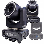 Light4me Mini Spot 100 r&otilde;ngas: liikuv pea Led- ja Rgb-efektiga