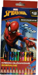 St. Majewski V&auml;rvilised pliiatsid Spider-man, 12 tk., kustutatavad