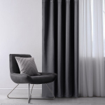 Restilo kardin Blackout Charcoal, 200x175 cm