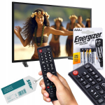 Universaalne kaugjuhtimispuldi asendus AA59-00602A Samsungi telerile + 4x patareid