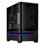 Asus korpus PRIME AP202 TG ARGB (must, Tempered Glass x 2)
