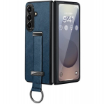 &bdquo;Sulada&ldquo; Leather Kickstand korpus - sinine (Galaxy Fold7)
