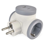 V&otilde;rgujaotur 2 pistikut koos 1xUSB-A+1xUSB-C