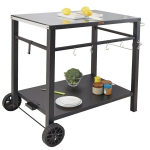 Grilllaud Vevor TB0110001, 100x64x83,5 cm, must