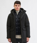 Jack & Jones meeste jope, 200 g 12279243*01, must 5715726111347