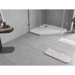 Du&scaron;ialus Mexen Flow Slim, viisnurk, 100 x 100 cm, White gloss