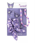Hello Kitty Kuromi kaelakee ja juukseaksessuaaride komplekt