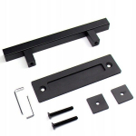 Klamka k&auml;epide l&uuml;kanduksele must matt k&auml;epide loft retro premium