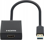 Manhattan USB 3.2 Gen 1 (3.1 Gen 1) Type-A Dokkimisjaam, HDMI, Must, Juhtmega &uuml;hendus